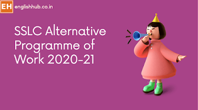 SSLC/10th Class Alternative Programme of Work 2020-21