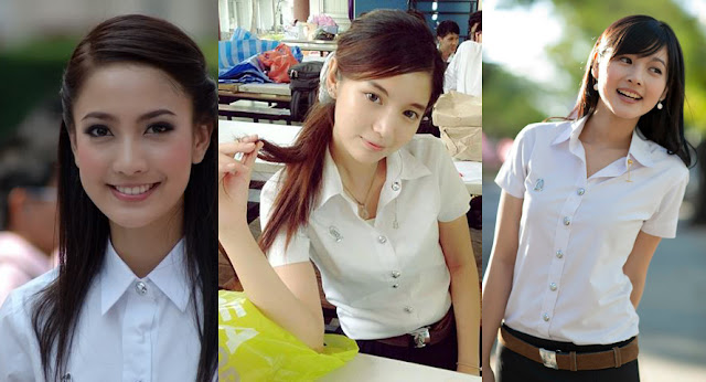 Thailand Girl Uniform Shool