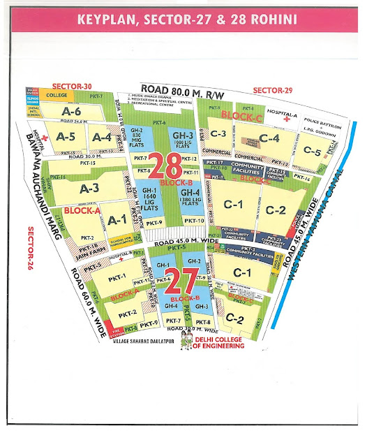 rohini-sector-28-map