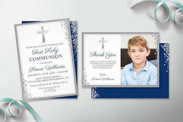  First Holy Communion invitations & Thank You Notes