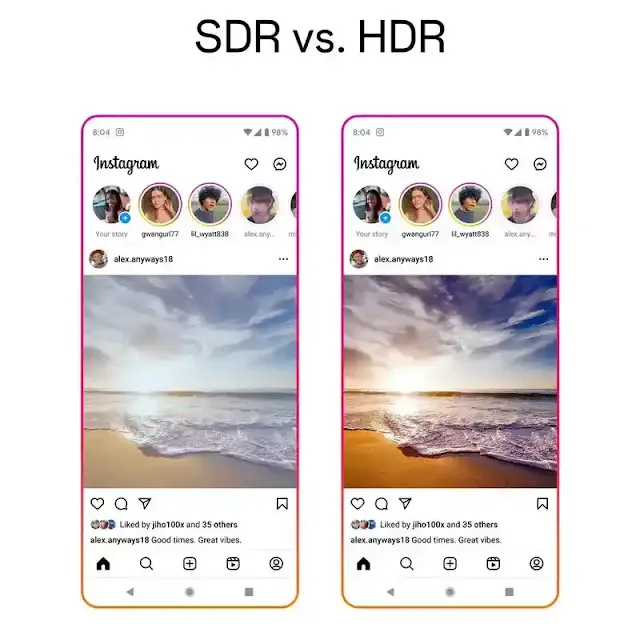 HDR-Enabled Photos on Instagram