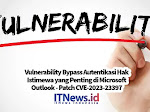 Vulnerability Bypass Autentikasi Hak Istimewa yang Penting di Microsoft Outlook - Patch CVE-2023-23397