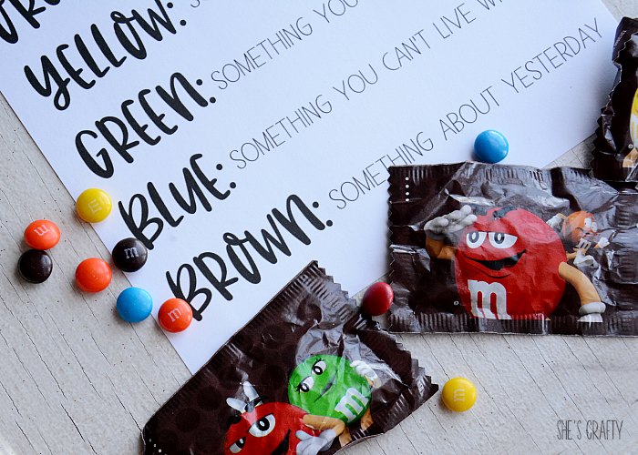 She S Crafty Get To Know Your Group With The M And M Game