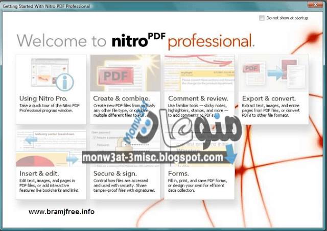 برنامج نيترو بي دى اف 2017 Nitro PDF