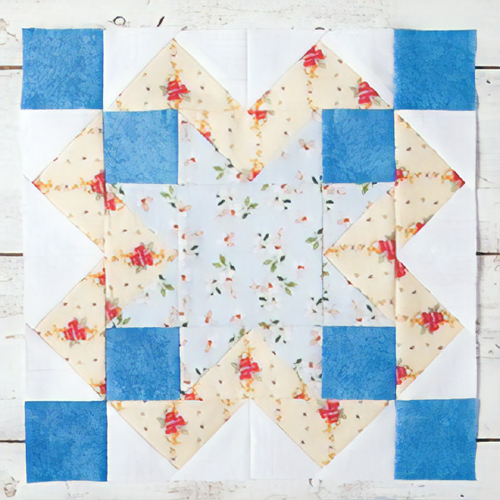 Eddystone Light Quilt Block - Free Pattern & Tutorial