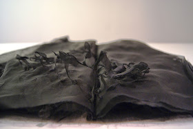 Fashion The Intangible: the conceptual clothing of Ying Gao exhibition at The Textile Museum of Canada in Toronto, art, culture, exhibit, vinly, latex, Melanie_ps, The Purple Scarf, Canada, designer, clothing, purse, lights, facebook, skirt