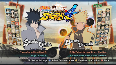 Naruto Ultimate Ninja Storm 4 v1.17  (Narsen Mod) Full character Anime Narsen Terbaru By Alwan