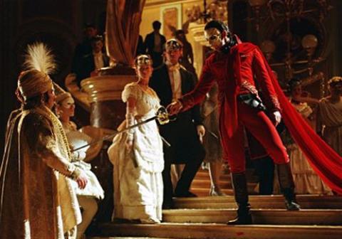 The Phantom of the Opera shows the elements and principles of design