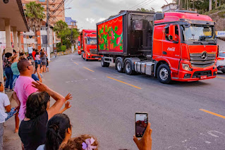 Caravana Iluminada da Coca-Cola em Teresópolis