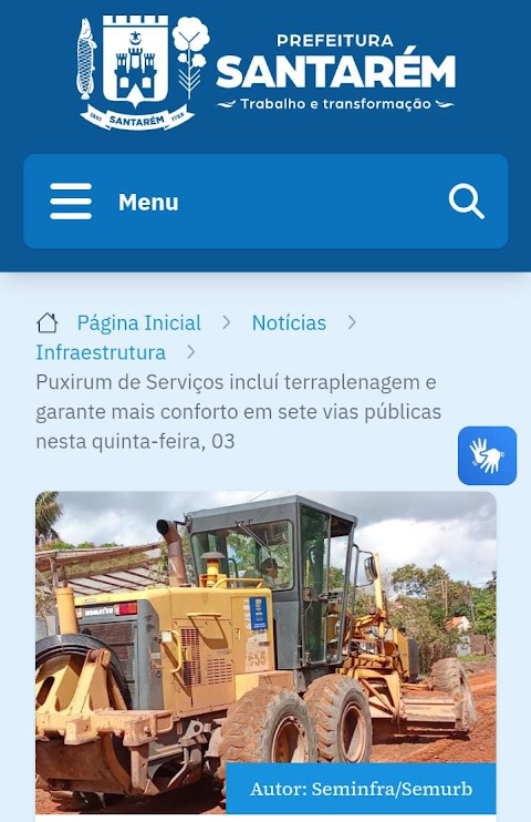Puxirum de Serviços incluí terraplenagem e garante melhorias em sete vias públicas nesta quinta-feira, 03