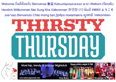 Thirsty Thursday at Adams Apple Club Chiang Mai Thailand