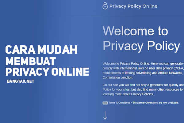 Tutorial Cara Membuat Privacy Policy Blog Terbaru