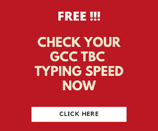 Check GCC TBC Typing Speed Online