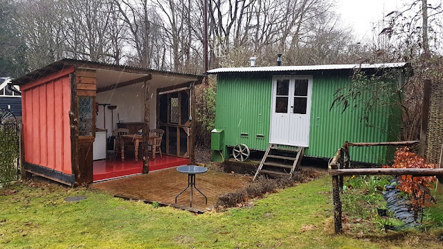 Cabin and open air covered kitchen