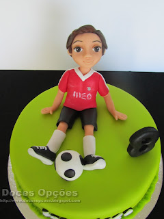 Bolo aniversário futebol bragança