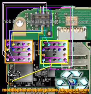 nokia e73 display ic jumper ways tracks