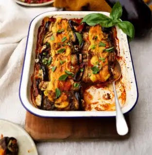 Cannelloni with eggplant and parmigiana recipe،recipe،Aubergine cannelloni parmigiana،نباتي،وصفات نباتية،الباذنجان كانيلوني بارميجيانا،وصفة كانيلوني بالباذنجان و البارميجيانا،الباذنجان كانيلوني بارميجيانا،