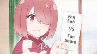 Perbedaan fansub dan fanshare anime