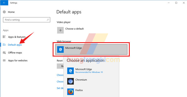 Cara Mengganti Default Browser Windows 10