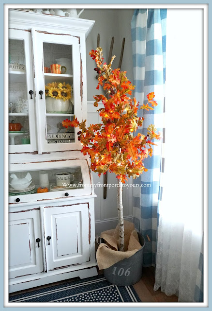 DIY Fall Tree- Twinkle Lights-FromMy Front Porch To Yours