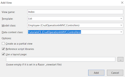 CRUD Operation In ASP.NET MVC - Yogeshkumar Hadiya