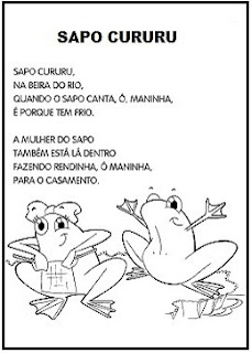 canto sapo cururu