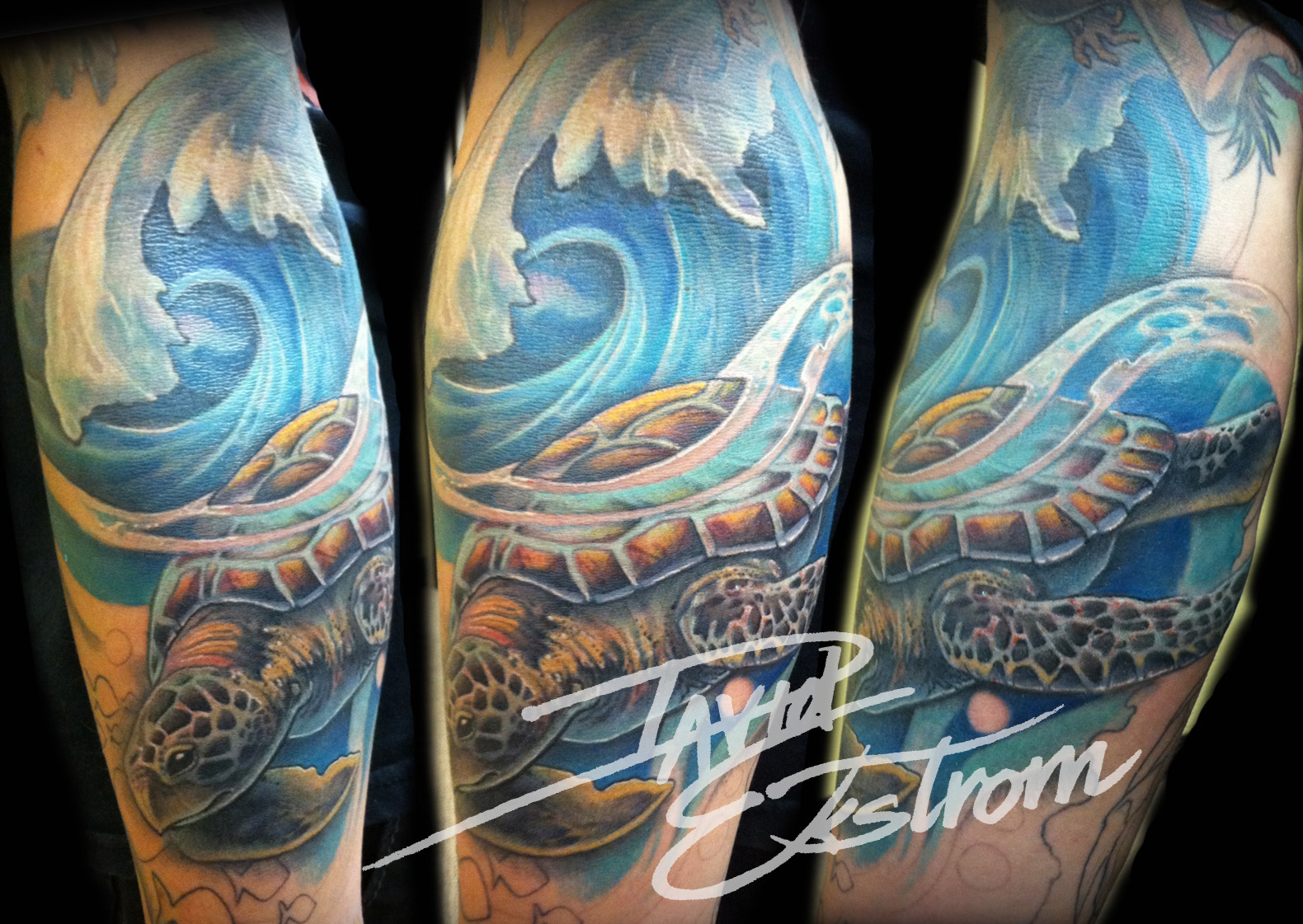 Ocean Life Tattoo Nautical/ ocean/ sea life/