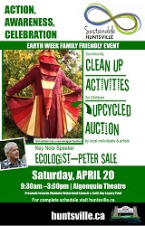Huntsville Earth Day 2013 Poster.