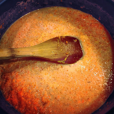 Making Gajar Halwa