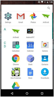 App drawer, android M