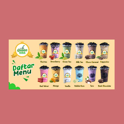 Banner Minuman Boba