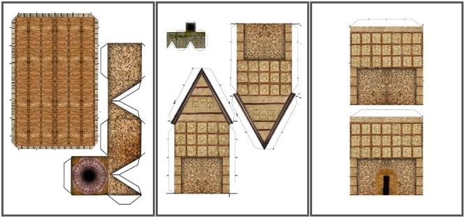 PAPERMAU: A Medieval Castle Paper Model In Minecraft Style - by