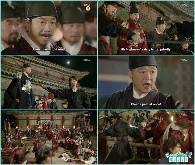 byung yun make crown Prince hostage and Baekwoon group people take ra on and her father - Love In The Moonlight - Episode 17 Review (Eng Sub) 