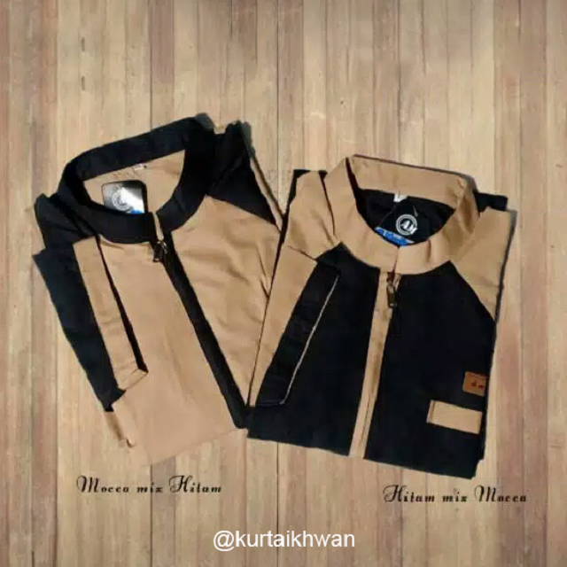 Kurta Reglan Zipper Uwais