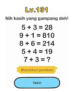 Nih kasih yang gampang deh brain out, Jawaban brain out level 131