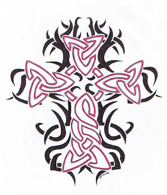 tribal cross tattoos. Tribal Cross Tattoo designs