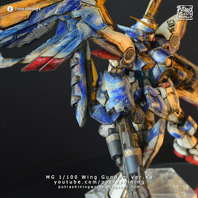 Hand Painted MG Wing Gundam Ver.Ka | XXXG-01W ウイングガンダム by Putra Shining