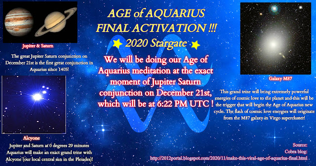 Age Of Aquarius Final Activation On December 21st At 6 22 Pm Utc
