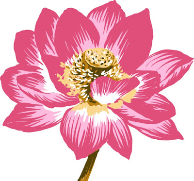 Free download pink lotus  Flower Vector,  Royalty Free Vector image floral pattern, free use royalty-free, available the file format Ai and PNG ready to print