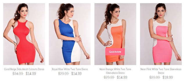 There are many stylish dress for you to choose at amiclubwear on this 4th of July.