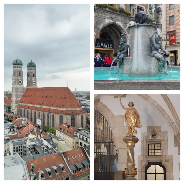 Vistas panorâmicas de Munique - vários lugares para subir e ver a cidade do alto! Neus Rathaus