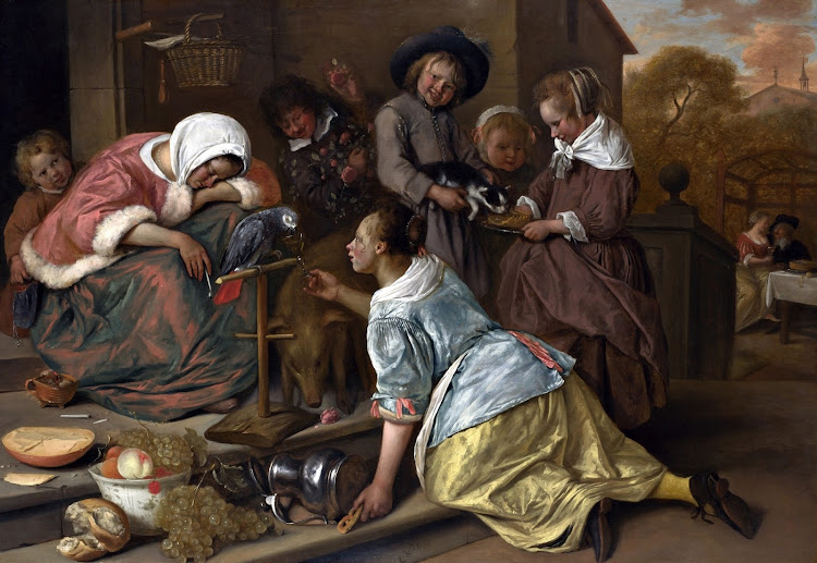 Jan Steen - The Effects of Intemperance (c.1663-65)
