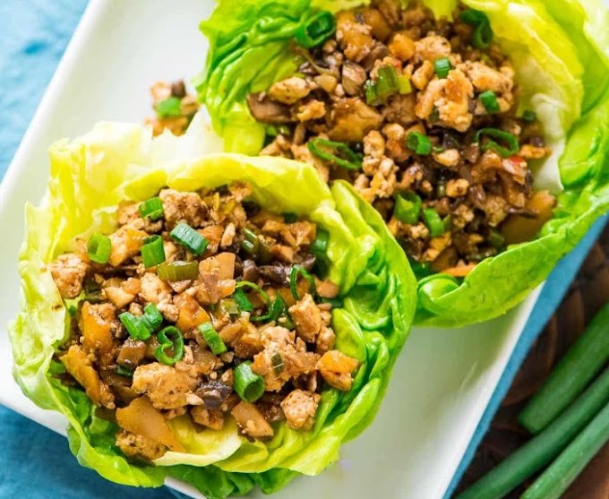 Tofu Lettuce Wraps Meal Prep #healthy #vegan