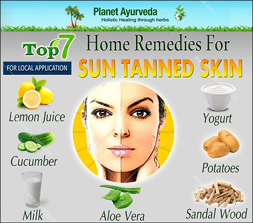 Top 7 Home Remedies for Tanned Skin