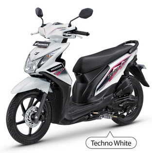 New Honda Beat Fi White matic injeksi PGM-Fi spesifikasi mesin dan harga - www.teknologiz.com