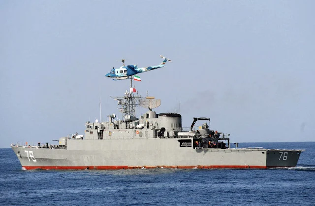 Image Attribute: Jamaran frigate in Velayat-90 Naval Exercise / Source: Mohammad Sadegh Heydari/ YPA/Wikimedia commons