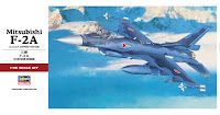 Hasegawa 1/48 Mitsubishi F-2A (J.A.S.D.F. SUPPORT FIGHTER)(PT27) English Color Guide & Paint Conversion Chart