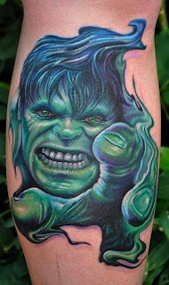 Superhero Tattoos - Hulk Tattoo Design