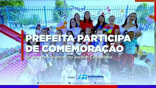 Prefeita Belezinha participa de comemoração ao Dia das Crianças no Jardim Cirandinha; Veja Vídeo
