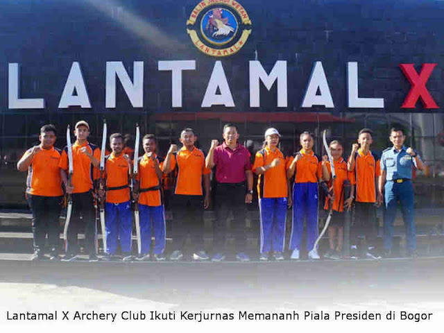 Lantamal X Archery Club Ikuti Kerjurnas Memananh Piala Presiden 